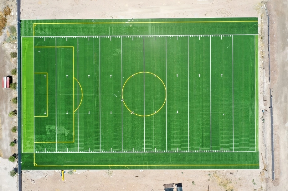 Multi-purposed artificial turf field for American football in Mexico