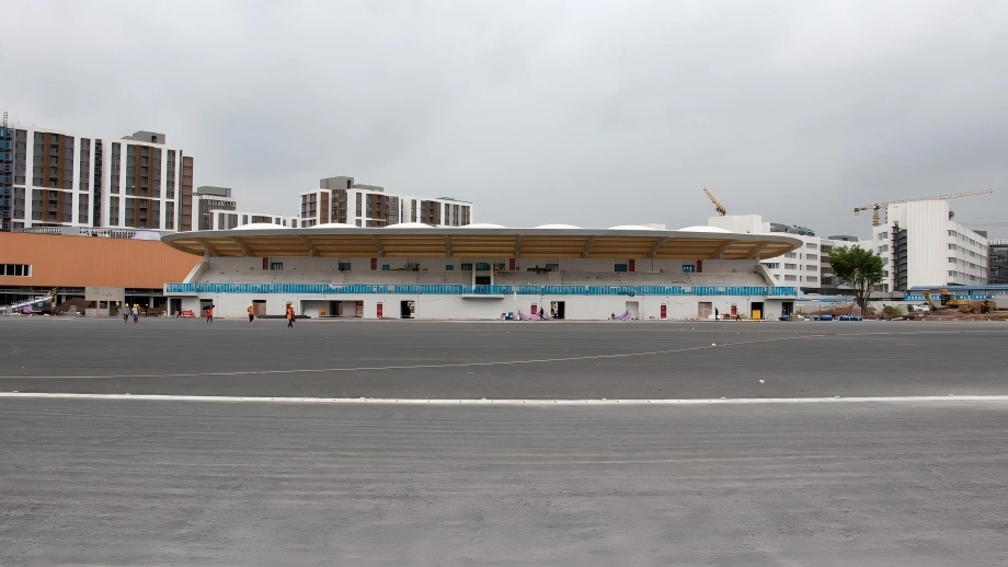 artificial football field base preparation and construction process