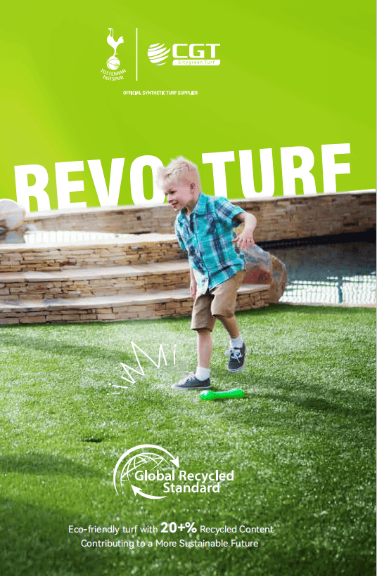 GRS-Certified Revo Turf 100% Recyclable Grass
